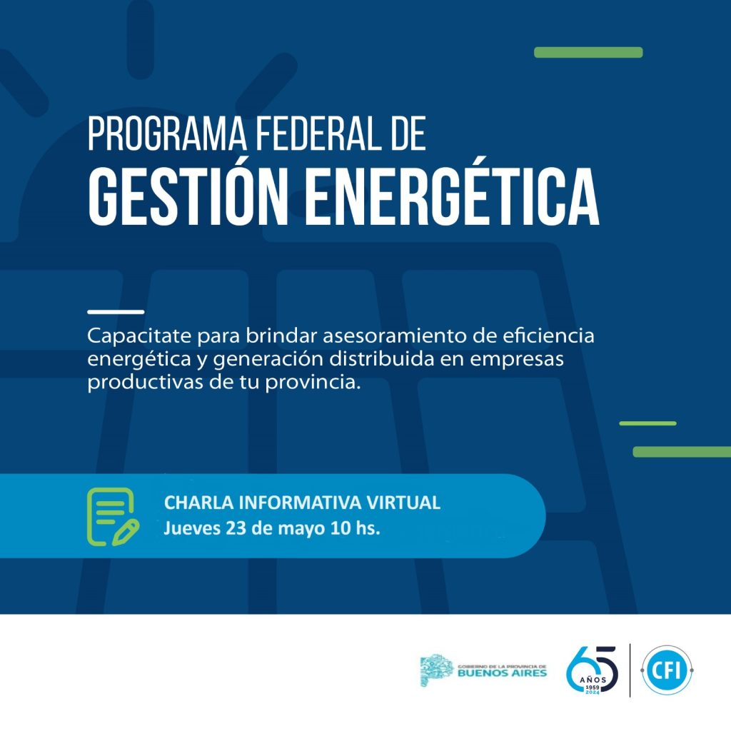 Invitación Especial: Programa Federal de Gestión Energética